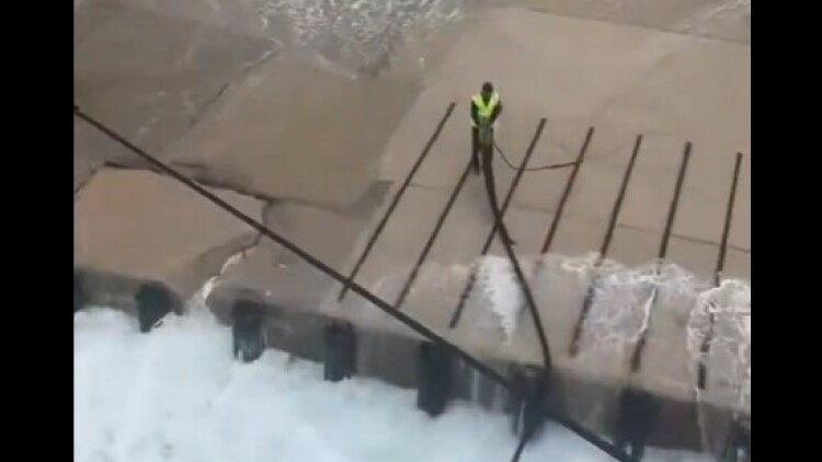 Blue Star Chios: Βίντεο καταγράφει τη μάχη του πλοίου με την κακοκαιρία στο Διαφάνι Καρπάθου