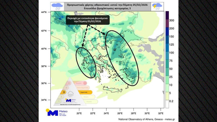 Ισχυρές καταιγίδες από το μεσημέρι στην Αττική, λασποβροχές και σκόνη σχεδόν σε όλη τη χώρα, δείτε live χάρτη με την κακοκαιρία