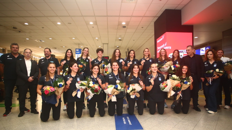 Επέστρεψαν με το χάλκινο μετάλλιο από την Πορτογαλία οι πολίστριες, βίντεο και φωτογραφίες 