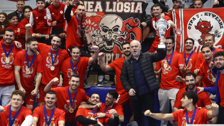 Κυπελλούχος Ελλάδος Handball ο ΟΛΥΜΠΙΑΚΟΣ/ΟΜΙΛΟΣ ΞΥΝΗ  
