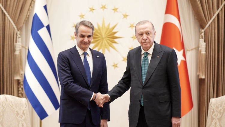 Κοινή δήλωση Μητσοτάκη - Ερντογάν: Στόχος η αύξηση του διμερούς εμπορικού όγκου στα δέκα δισ. δολάρια έως το τέλος της δεκαετίας