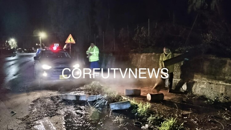 Θυελλώδεις άνεμοι 11 μποφόρ σαρώνουν την Κέρκυρα: Σημειώθηκαν ριπές 110 χλμ/ώρα, έπεσαν δέντρα