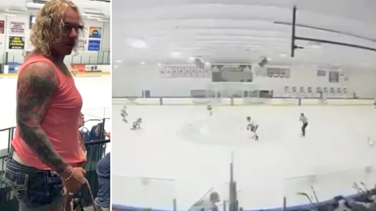 Η στιγμή που πατέρας πυροβολεί τη σύζυγο και τα παιδιά του σε σχολικό αγώνα χόκεϊ στο Ρόουντ Άιλαντ - «Χρησιμοποιούσε γυναικείο όνομα»