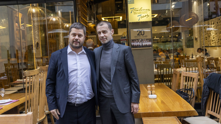 Τσέφεριν και Γκαγκάτσης γευμάτισαν μαζί στη Θεσσαλονίκη, φωτογραφίες 