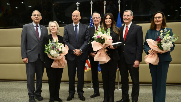 Η ενίσχυση της στρατηγικής αμυντικής σχέσης Ελλάδας - ΗΠΑ στο επίκεντρο της συνάντησης Δένδια με αντιπροσωπεία του αμερικανικού κογκρέσου