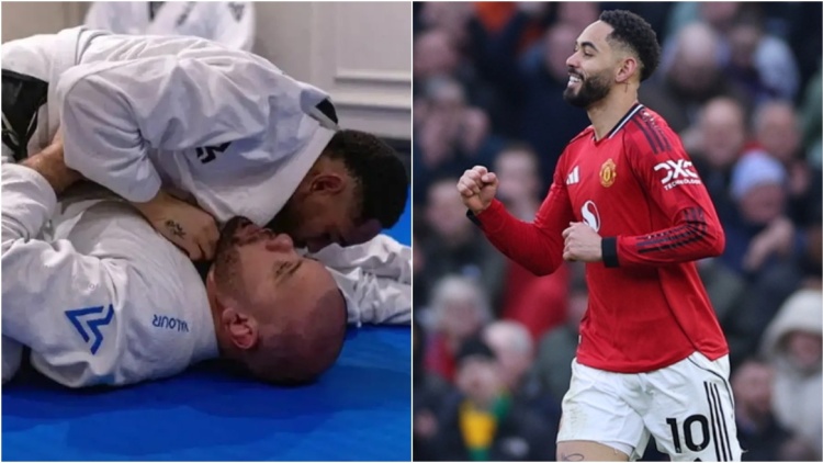 Ο Ματέους Κούνια στα χέρια του πρώην παγκόσμιου πρωταθλητή του Zίου Ζίτζου: Το απρόσμενο χόμπι του άσου της Γιουνάιτεντ
