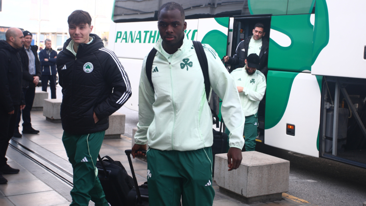 Παναθηναϊκός: Ξεκίνησε το ταξίδι του για την Τσεχία με αισιοδοξία για την πρόκριση