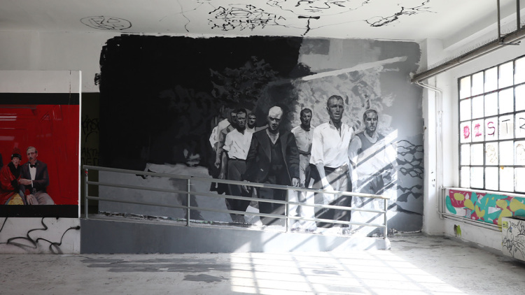 Τοιχογραφία στην Καλών Τεχνών οι 200 της Καισαριανής, δείτε φωτογραφίες