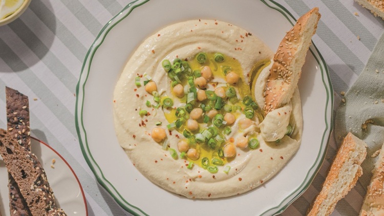 Ταραμοσαλάτα με ρεβίθια ατμού, χωρίς γλουτένη