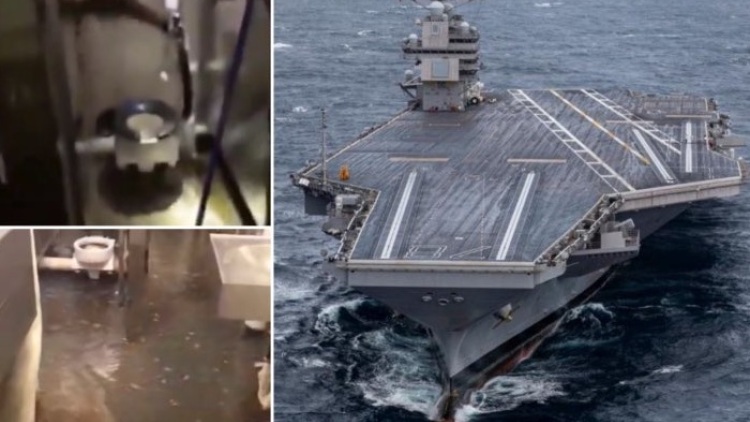 Στα ανοιχτά του Ισραήλ το αεροπλανοφόρο Gerald Ford: Τα συστήματα υγιεινής λειτουργούν κανονικά, είπε ο κυβερνήτης