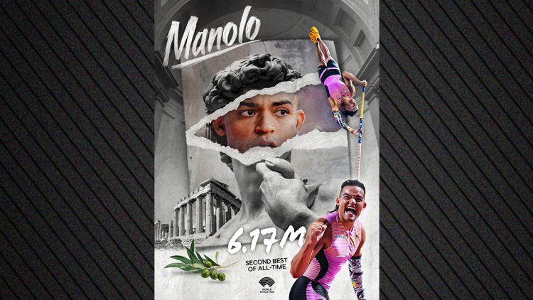 Καραλής: Το επικό εικαστικό της World Athletics για το μεγάλο ρεκόρ του Μανόλο
