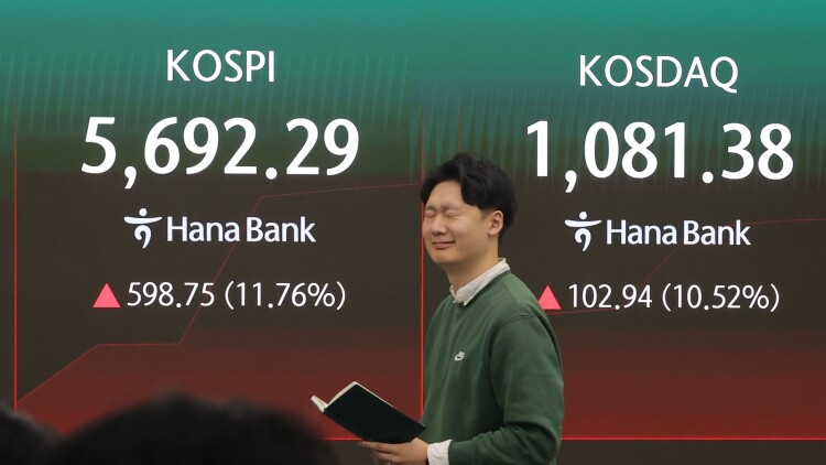 Δυναμική ανάκαμψη στις αγορές της Ασίας, άλμα 10% για τον Kospi στη Νότια Κορέα