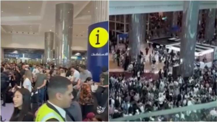 Εγκλωβισμένοι επιβάτες στο αεροδρόμιο του Ντουμπάι μετά την αναστολή πτήσεων, δείτε βίντεο