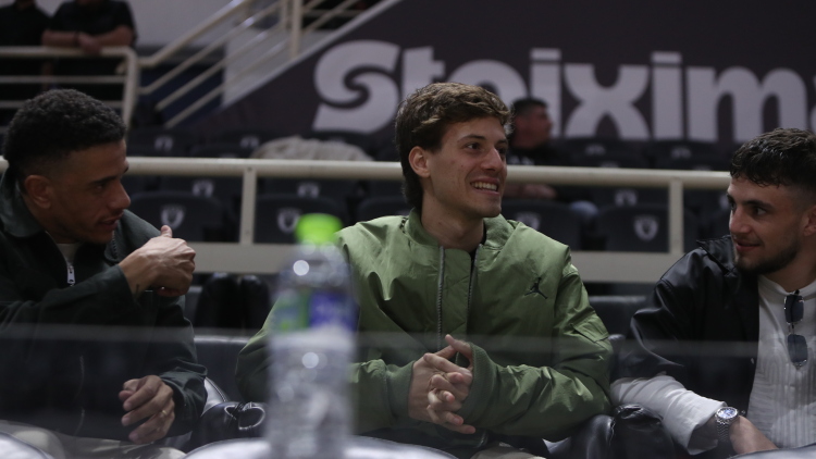 ΠΑΟΚ: Κωνσταντέλιας, Ζαφείρης και Τάισον στο Παλατάκι για τον αγώνα μπάσκετ με το Περιστέρι 