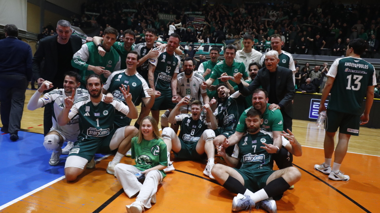 Πρώτο βήμα για την πρόκριση στους τελικούς της Volleyleague από τον Παναθηναϊκό, 3-1 τον Ολυμπιακό στο Μετς, βίντεο 