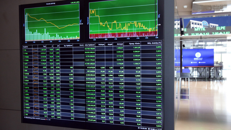 Επιμένουν για τέταρτη μέρα οι αγοραστές στο Χρηματιστήριο Αθηνών