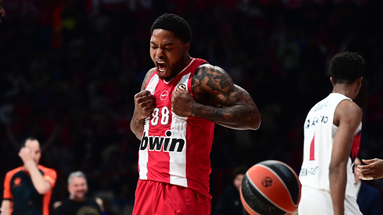 Ολυμπιακός - Μπασκόνια 90-80: Αγχωτική νίκη στο ΣΕΦ για τους ερυθρόλευκους