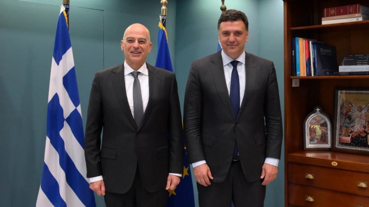 Συνάντηση Δένδια - Κικίλια για τη σχεδίαση και ναυπήγηση του Εθνικού Πλοίου