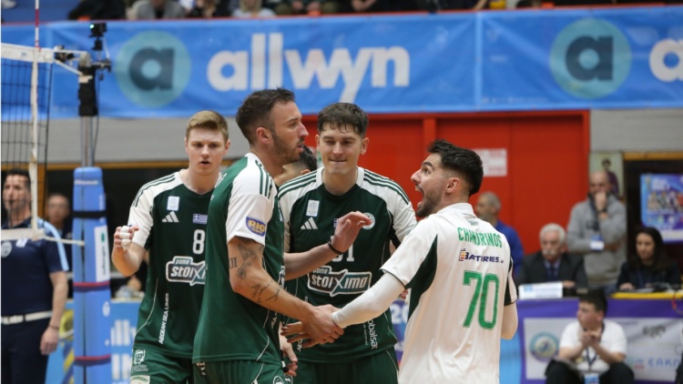 Κυπελλούχος Ελλάδας στο βόλεϊ ανδρών μετά από 13 χρόνια ο Παναθηναϊκός, νίκησε στο τάι-μπρέικ τον Φλοίσβο