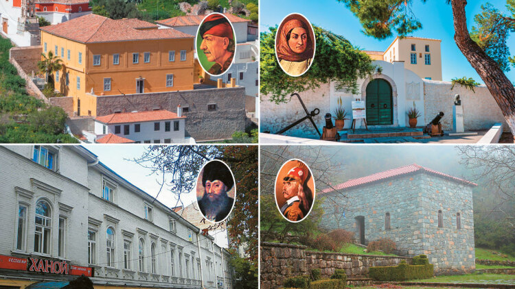 Από τον Κολωκοτρώνη μέχρι τον Μιαούλη: Πώς είναι σήμερα τα σπίτια όπου γεννήθηκαν 23 ήρωες της Επανάστασης του 1821
