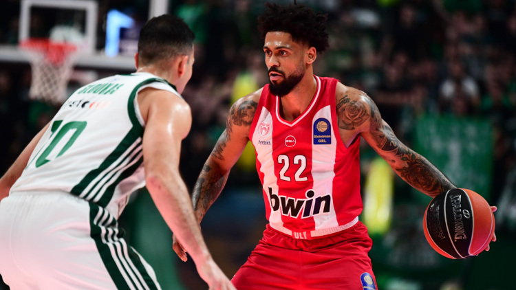 Παναθηναϊκός - Ολυμπιακός 44-60 (ημίχρονο): Επεισοδιακό ντέρμπι με αποβολές Νάν, Ντόρσεϊ και ερυθρόλευκο προβάδισμα, live 