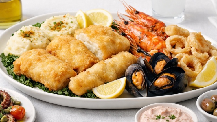 Μπακαλιάρος και θαλασσινά για την Κυριακή των Βαΐων