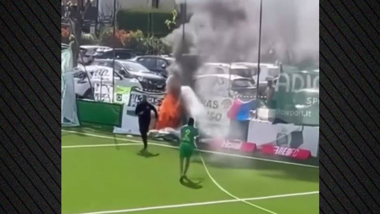 Φωτιά σε γήπεδο στην Ελβετία: Πρώην άσος της Ίντερ σε ρόλο πυροσβέστη πήρε την μάνικα και την έσβησε, δείτε βίντεο  