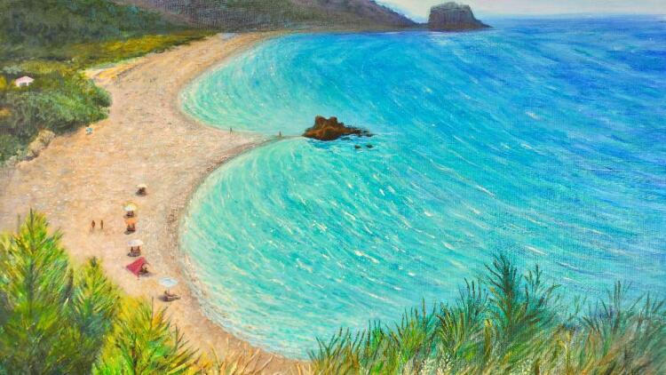 Tsantilis Art Gallery: Το μαγευτικό μπλε του Αιγαίου αποτυπώνεται στα έργα της έκθεσης της Stella Sevastopoulos