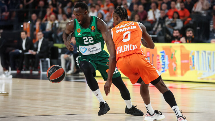 Βαλένθια - Παναθηναϊκός: Live ο αγώνας της Euroleague 56-47 (Ημίχρονο)