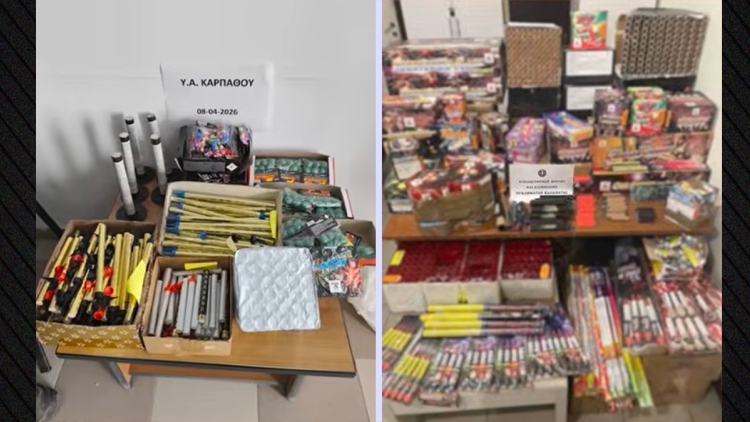 Κατασχέθηκαν πάνω από 90.000 βεγγαλικά στην επιχείρηση «Spark - Down» της ΕΛΑΣ πριν το Πάσχα 