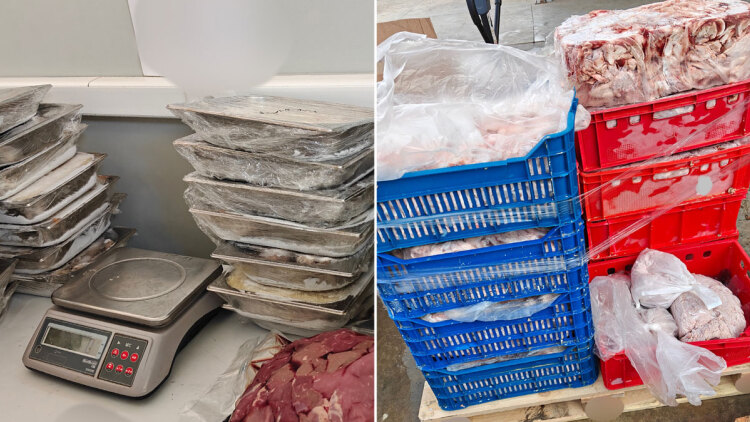 Δείτε εικόνες: Κατασχέθηκαν 11 τόνοι ακατάλληλων κρεάτων ενόψει Πάσχα, επιβλήθηκαν πρόστιμα ύψους 245.000 ευρώ