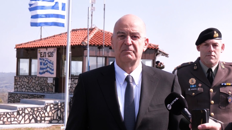 Δένδιας από το φυλάκιο 126 στο Σουφλί: «Η κοινωνία  να στρέψει το βλέμμα σε αυτούς που φυλάττουν τα σύνορα της πατρίδας»