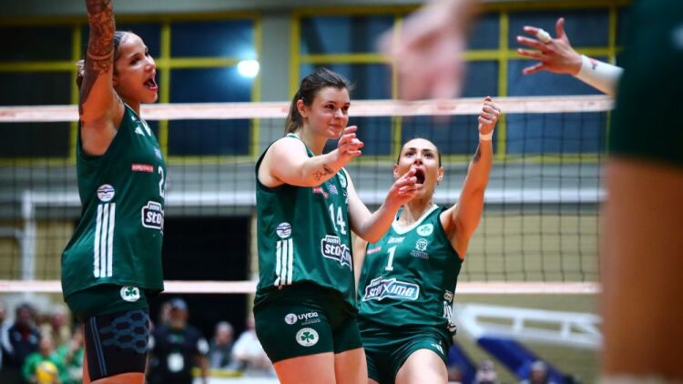 Volley League Γυναικών: Ο Παναθηναϊκός έκανε το 1-0 στη σειρά των τελικών επικρατώντας 3-0 του ΖΑΟΝ, βίντεο
