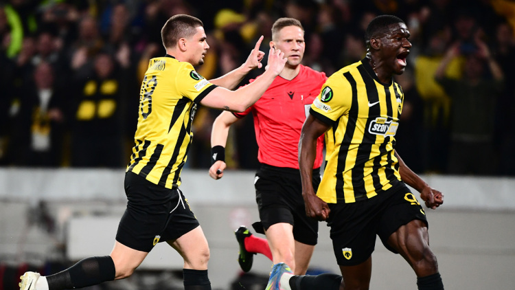 ΑΕΚ - Ράγιο Βαγιεκάνο 2-0 (Α' ημίχρονο): Αγγίζει την ανατροπή η Ένωση, live ο προημιτελικός του Conference League