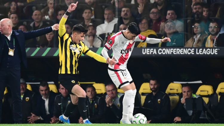 ΑΕΚ - Ράγιο Βαγιεκάνο 1-0 (Α' ημίχρονο): Γρήγορο προβάδισμα για την Ένωση, live ο προημιτελικός του Conference League