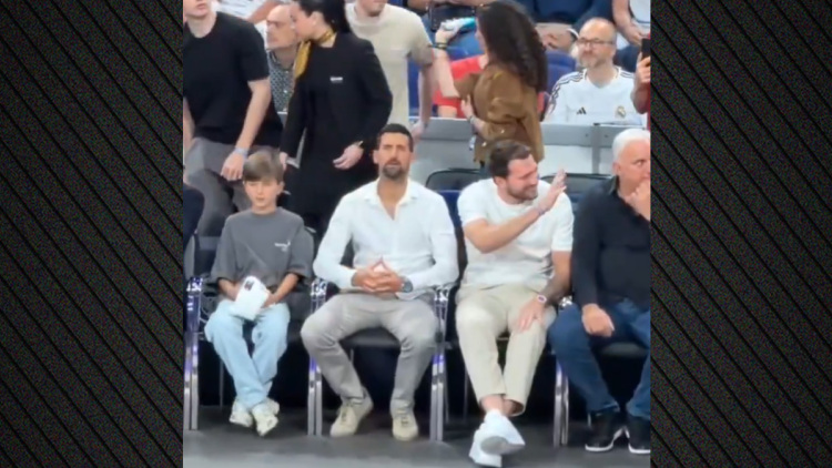 Συνάντηση γιγάντων στη Μαδρίτη: Ντόντσιτς και Τζόκοβιτς παρακολουθούν το Ρεάλ-Ερυθρός Αστέρας, βίντεο 