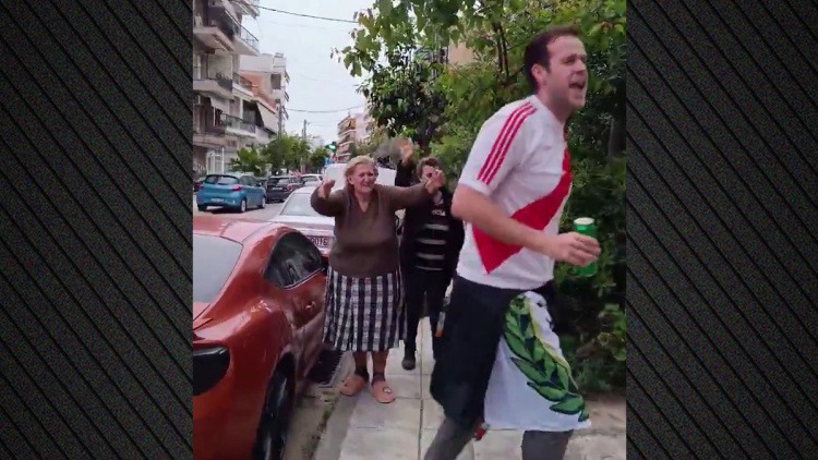 Το οδοιπορικό των οπαδών της Ράγιο προς τη Νέα Φιλαδέλφεια και το τραγούδι με τις Ελληνίδες γιαγιάδες, δείτε βίντεο 