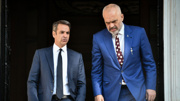 Με τον Αλβανό πρωθυπουργό Έντι Ράμα θα συναντηθεί αύριο ο Κυριάκος Μητσοτάκης