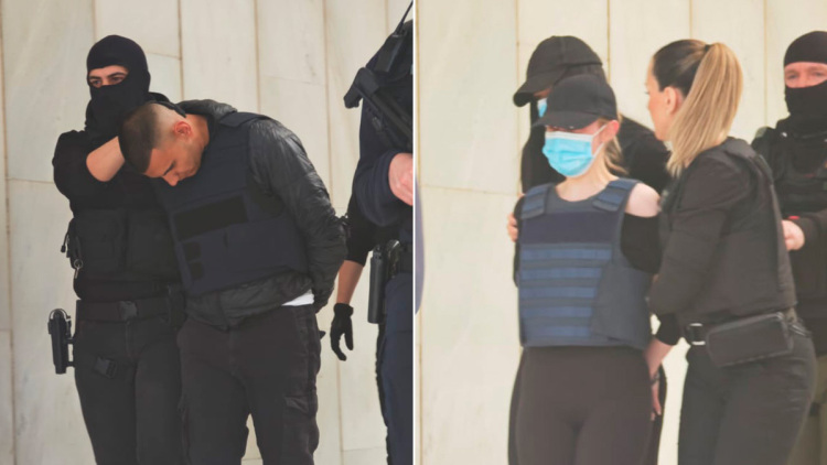 Με σκυμμένα κεφάλια ο 20χρονος, ο 18χρονος και τα δύο κορίτσια στον εισαγγελέα για τη δολοφονία του 27χρονου στον Άγιο Δημήτριο