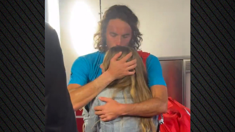 Τσιτσιπάς για τη σύντροφό του: Μου αρέσει να βλέπω το πρόσωπό της στις δύσκολες στιγμές, βίντεο 