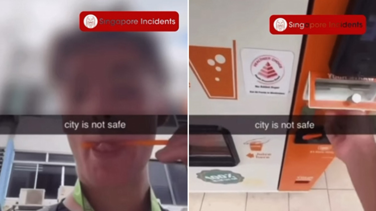 Έφηβος έγλειψε καλαμάκι αυτόματου πωλητή στη Σιγκαπούρη και το ξαναέβαλε στην θέση,  κινδυνεύει με φυλάκιση

