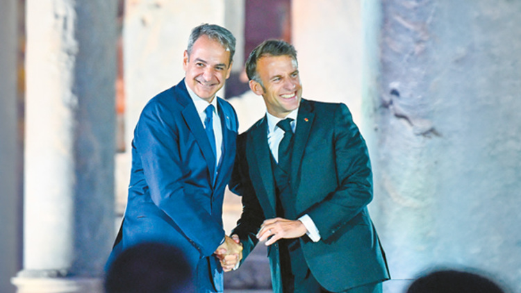 Τι είπαν και τι συμφώνησαν Μητσοτάκης - Μακρόν: Γαλλική ασπίδα διαρκείας στο Αιγαίο