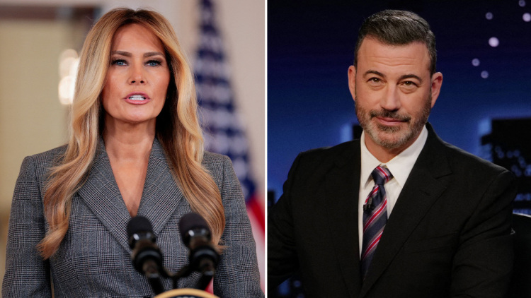 «Λάμπει σαν μέλλουσα χήρα»: Οργή της Μελάνια Τραμπ για σχόλιο του Τζίμι Κίμελ - «Είναι δειλός, δεν πρέπει να μπαίνει στα σπίτια μας κάθε βράδυ»