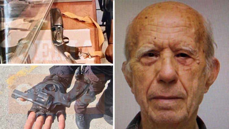 Άδεια οπλοφορίας στα 81 του είχε πάρει ο ηλικιωμένος που πυροβόλησε σε ΕΦΚΑ και Εφετείο, είχε αφήσει φυσίγγια σε εισαγγελέα