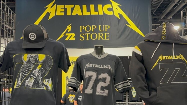  Metallica: Στην  Τεχνόπολη, για τρεις ημέρες, η επίσημη μπουτίκ του συγκροτήματος 