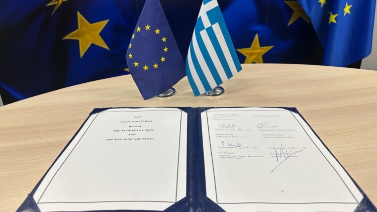 Η Ελλάδα υπέγραψε τη συμμετοχή της στο πρόγραμμα SAFE για την ενίσχυση της άμυνας στην περιοχή της Μεσογείου