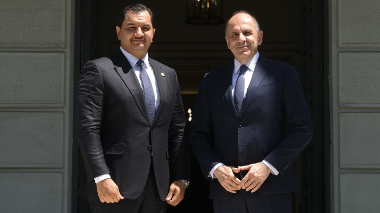 Συνάντηση Γιώργου Γεραπετρίτη με τον Σαντάμ Χαφτάρ: Ελλάδα και Ανατολική Λιβύη ενισχύουν τη συνεργασία τους