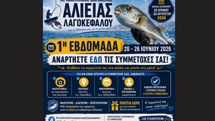 «Πόλεμος» στους λαγοκέφαλους κήρυξαν οι ψαράδες σε όλη τη χώρα, ξεκινά πανελλήνιος διαγωνισμός αλιείας