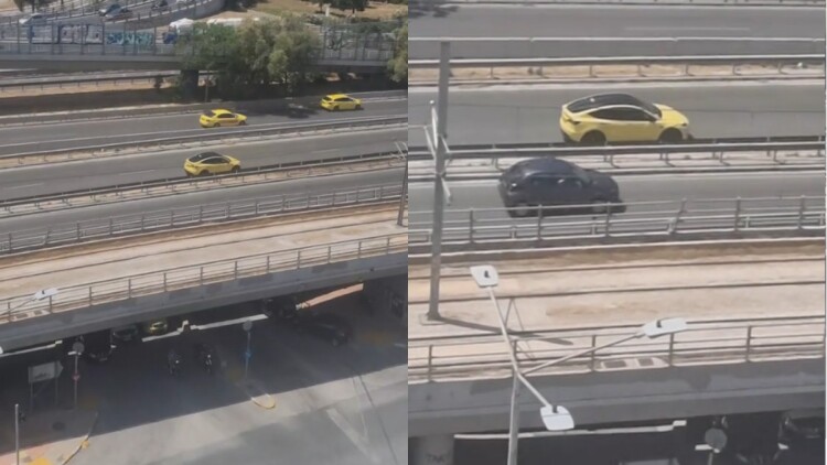 Απίστευτο βίντεο: Οδηγός ταξί έκανε όπισθεν στην Παραλιακή επειδή έχασε την έξοδο