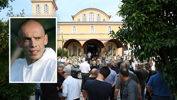 Σε κλίμα οδύνης έγινε η κηδεία του Τάκη Γκώνια στη Λειβαδιά 